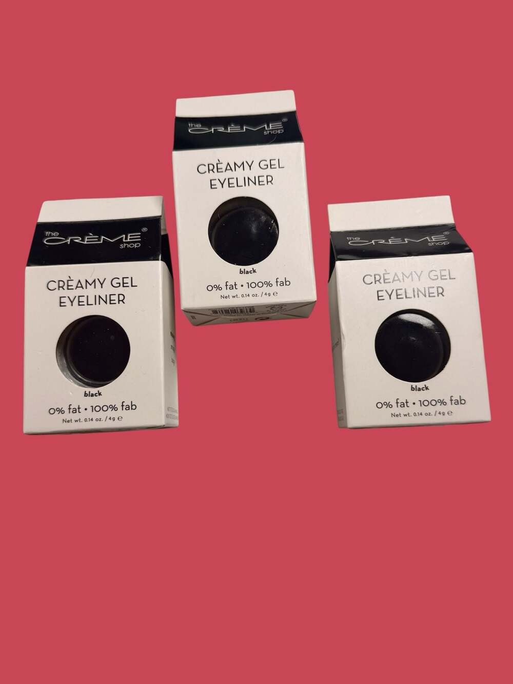 The Crème Shop Creamy Gel Eyeliner in Black (Set of 3)